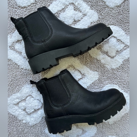 UGG Markstrum Chelsea Boots Black Size 7 - Picture 5 of 12